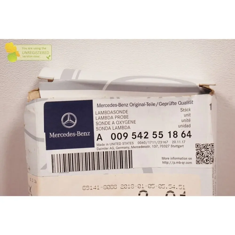 Mercedes Benz Lambda Probe Genuine OEM A009542551864
